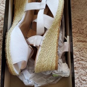 NEW without tags.  White espadrilles size 9N.   Never worn. Ordered wrong color